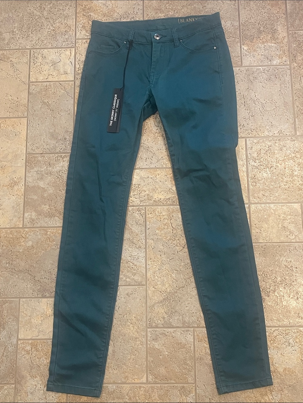 Blank NYC Teal Skinny Men's Jeans